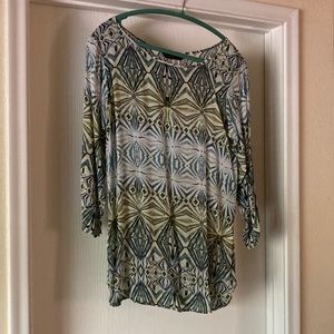 APNY Tunic, semi sheer, size medium
